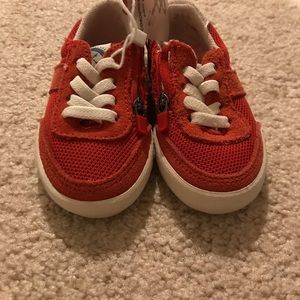 Zara boys red sneaker shoes size 3
